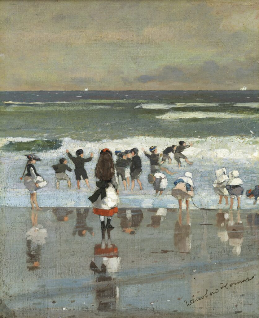 Winslow Homer, Scena di spiaggia. Pubblico Dominio, Wikimedia Commons