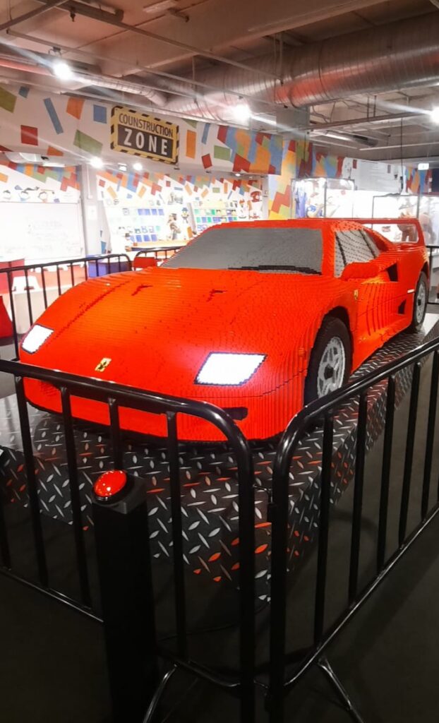 Lego, Ferrari F40. Foto di Grazia Merelli