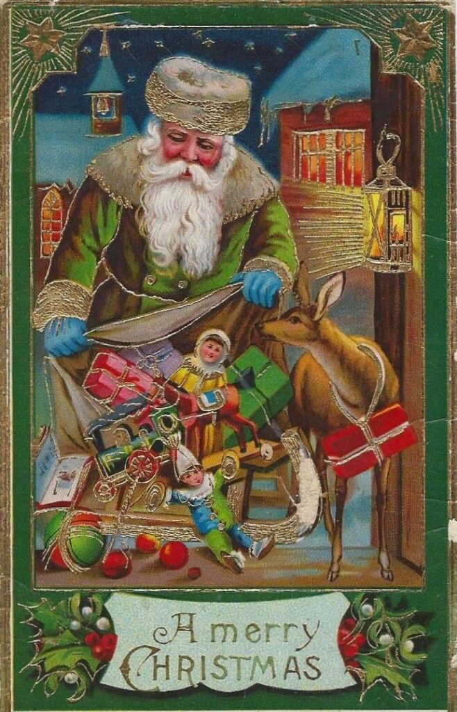 Babbo Natale svuota il sacco con i giocattoli