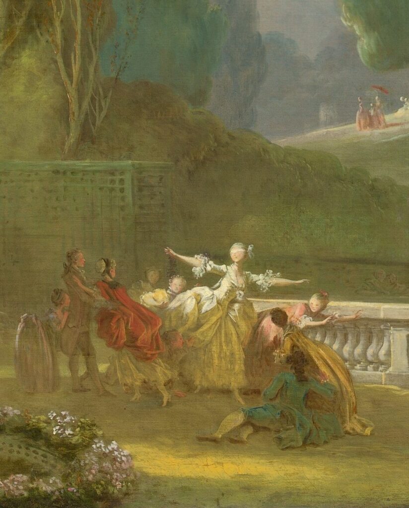 Jean-Honoré Fragonard, Mosca cieca, particolare, National Gallery of Art, Washington. Foto Courtesy National Gallery of Art, Washington