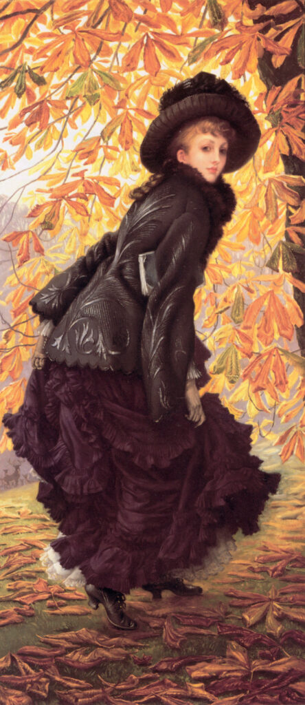 James Tissot, October, 1877, Montreal Museum of Art. Immagine Wikimedia Commons, pubblico dominio