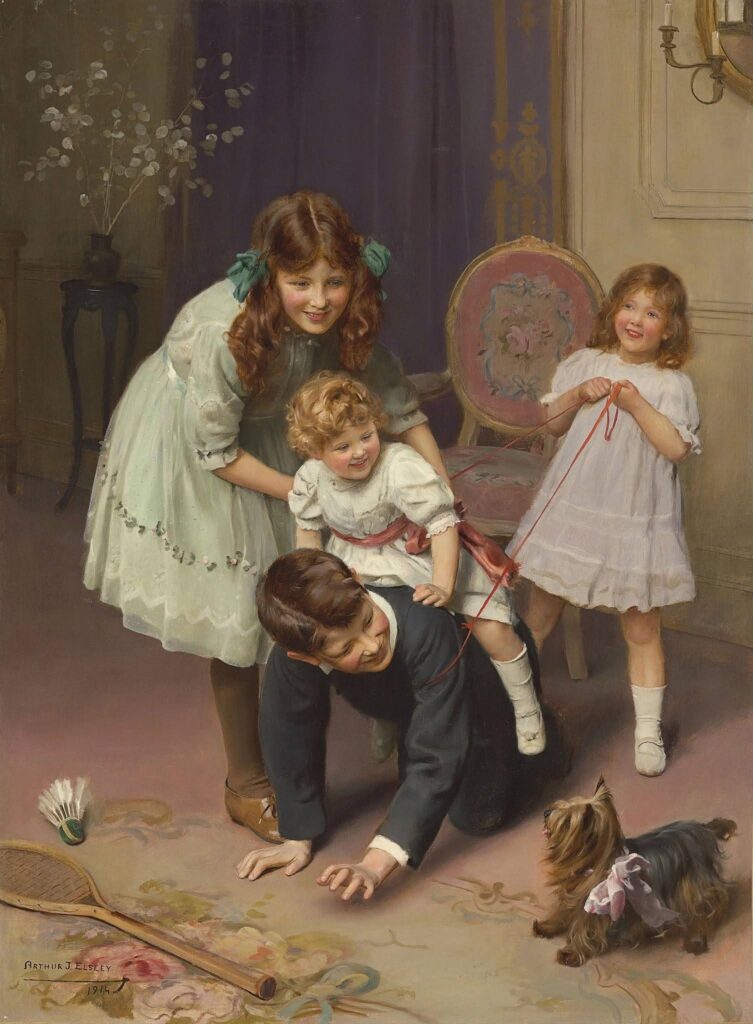 Arthur John Elsley, Gee-up, collezione privata