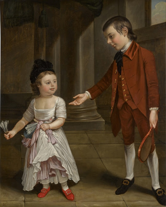 Nathaniel Dance, Ritratto di due bambini che giocano, collezione privata