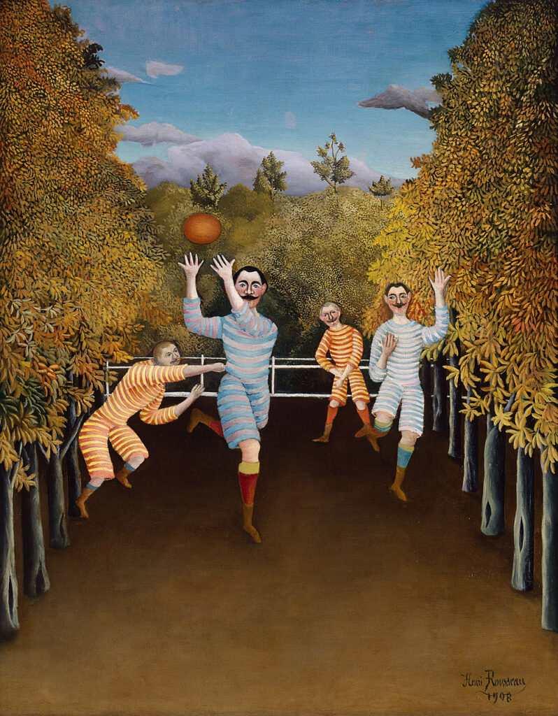 Henri Rousseau, Giocatori di palla ovale, 1908, Solomon R. Guggenheim, New York