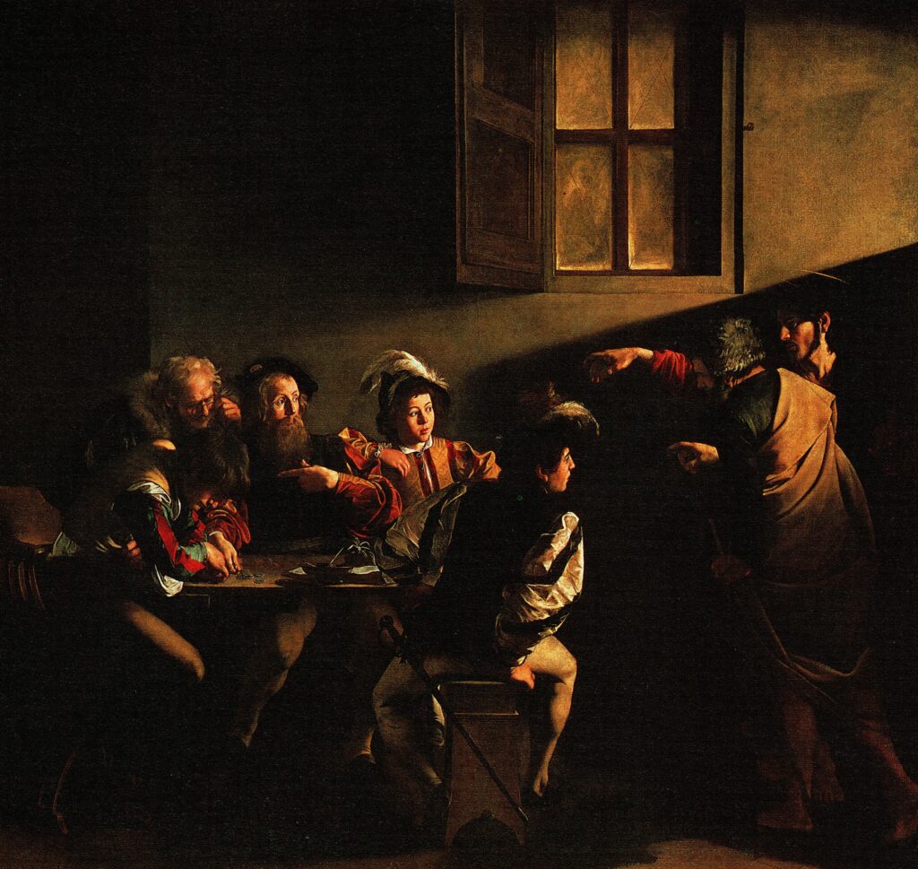 Caravaggio, Vocazione di San Matteo, San Luigi dei Francesi, Roma