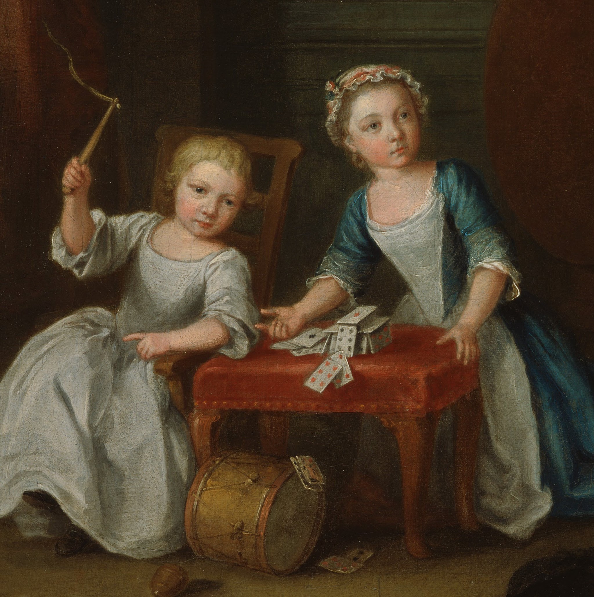 Joseph Francis Nollekens, Bambini in gioco, particolare,1745, Yale Center for British Art. Immagine Wikimedia Commons, pubblico dominio