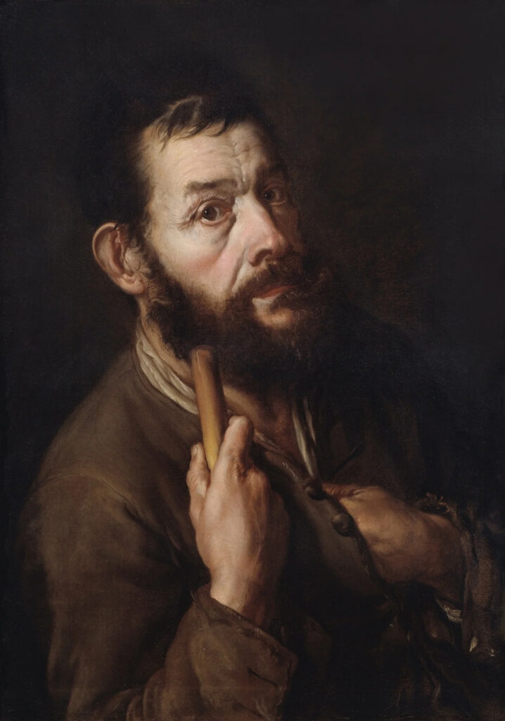 Giacomo Ceruti, Autoritratto come pellegrino, 1737, Villa Bassi Rathgeb Museum, Abano Terme