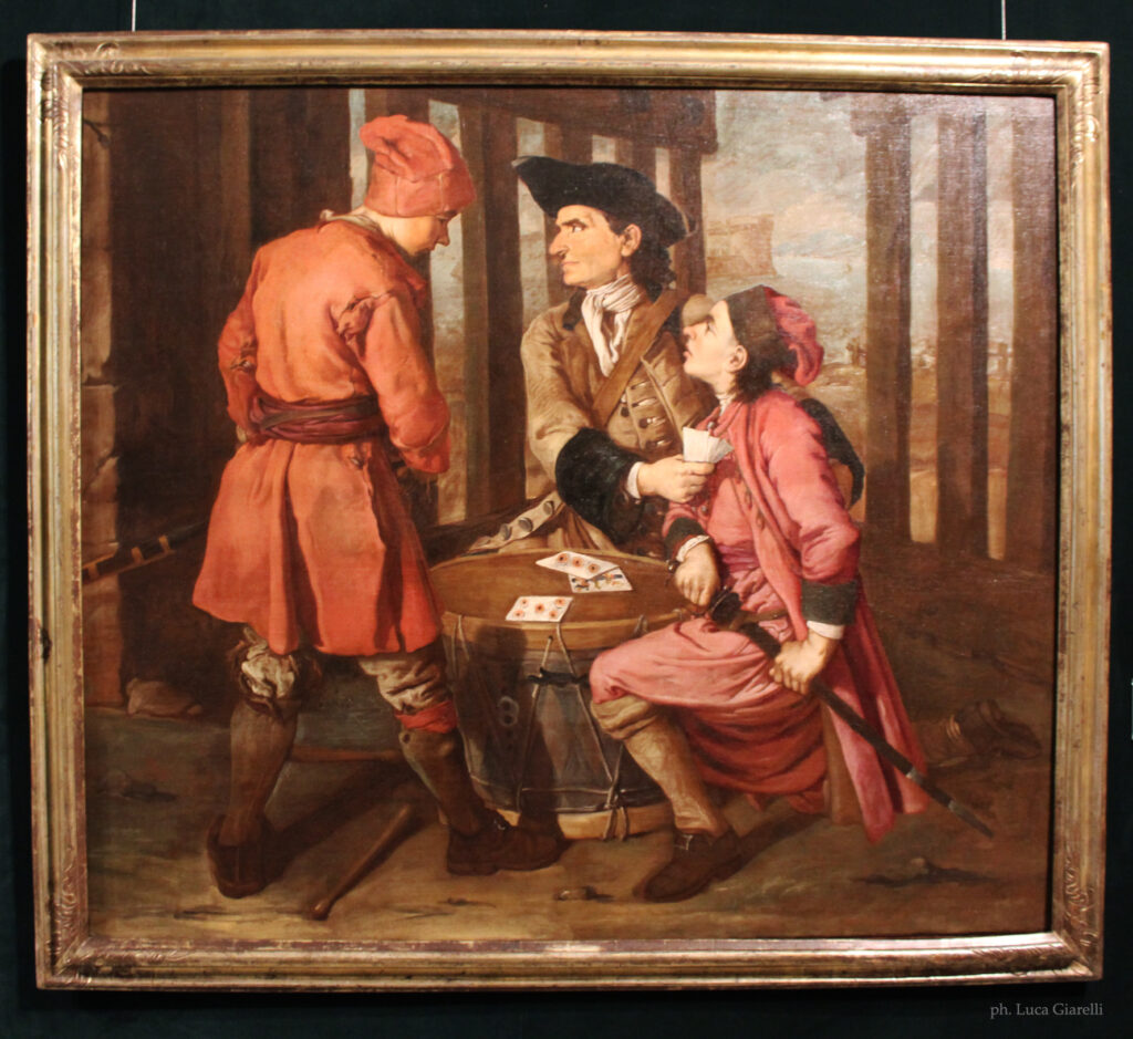 Giacomo Ceruti, Giocatori di carte, Pinacoteca Tosio Martinengo, Brescia. Foto Luca Giarelli, CC-BY-SA 4.0