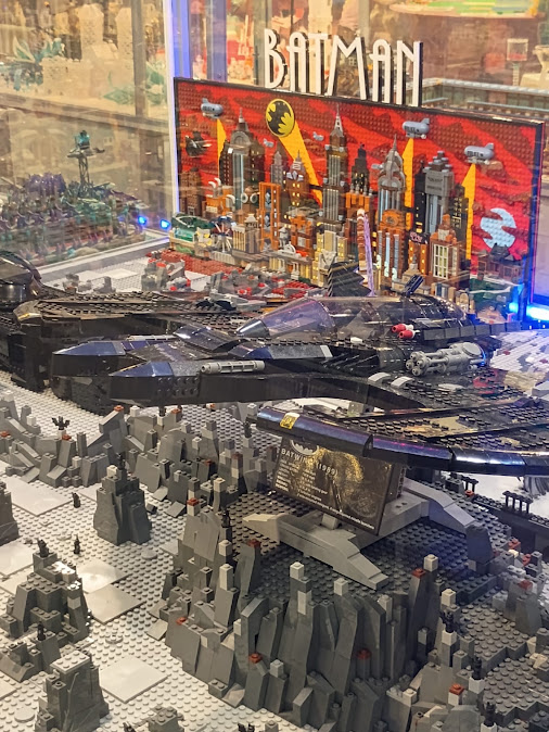 Mostra Lego in via d'Aracoeli, Batman. Foto Grazia Merelli
